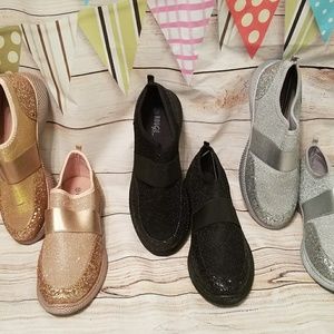 Black Glitter Shoes - 12